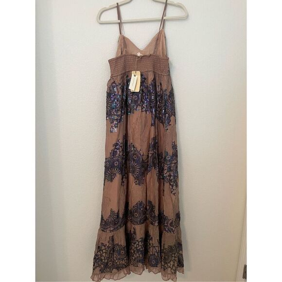 Anthropologie Let Me Be Deep-V Dress NEW NWT - Picture 9 of 10